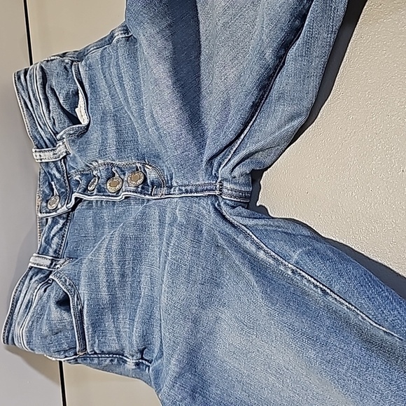 American Eagle next level stretch size 4 super high rise button fly jeggings - Picture 5 of 8
